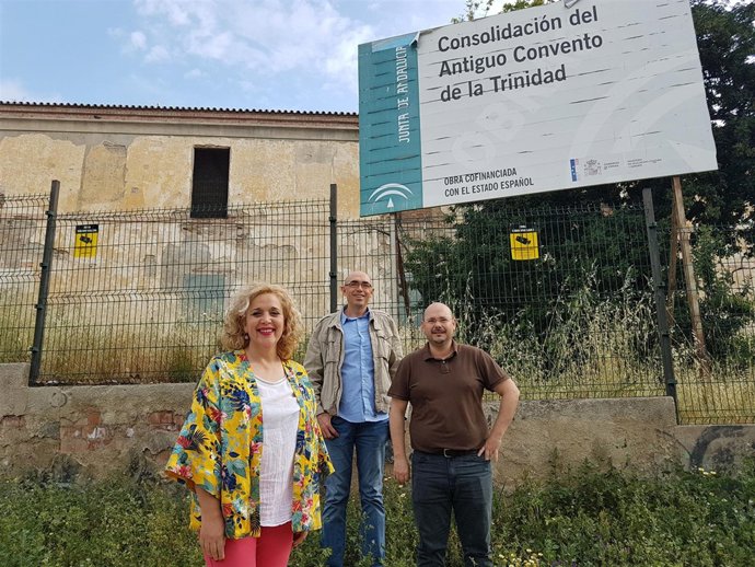 Remedios Ramos y Eduardo Zorrilla en el Convento de La Trinidad 