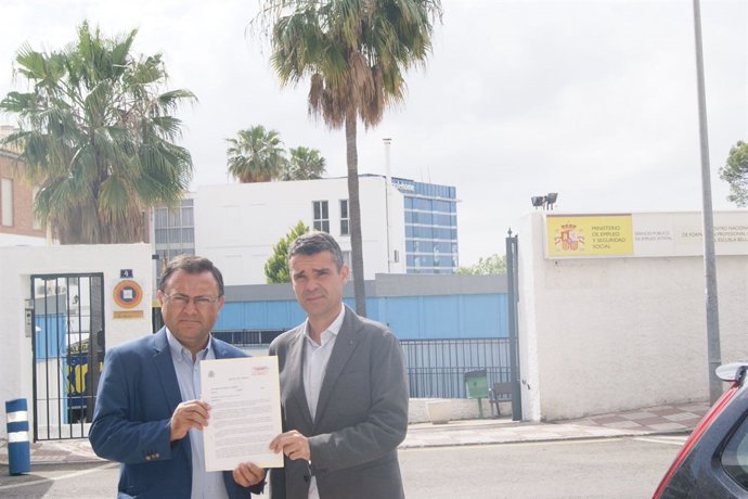 Miguel Ángel Heredia con José Bernal Escuella Bellamar Marbella PSOE 