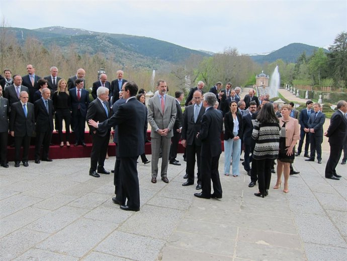  7-04-2018.- El Rey En San Ildefonso (Segovia)                             