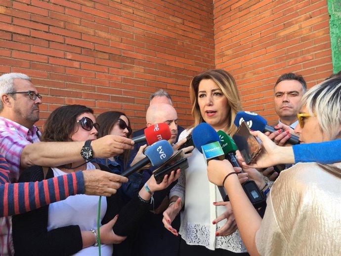 La presidenta de la Junta de Andalucía, Susana Díaz.
