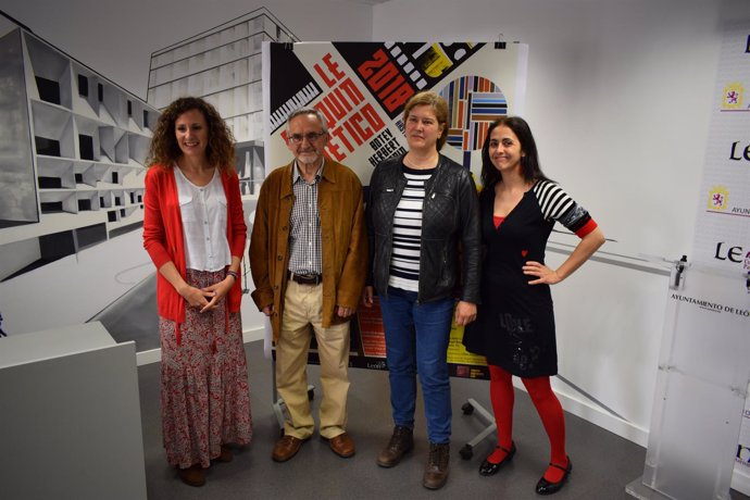 Marta Arce, José Enrique Marínez, Margarita Torres y Elisa Rapado (D)