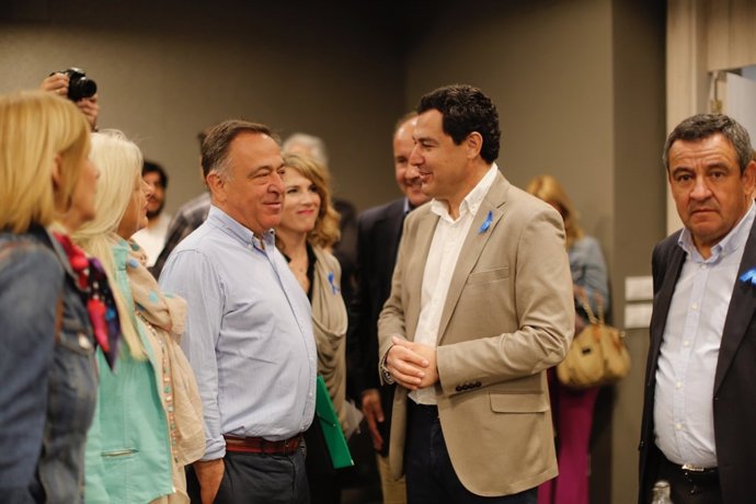 El presidente del PP-A, Juanma Moreno