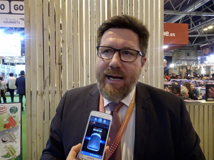 El consejero de Agricultura, Rodrigo Sánchez Haro, en Salón de Gourmets