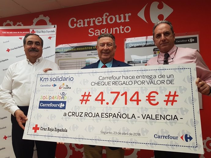 Carrefour dona 4.174 euros a Cruz Roja 
