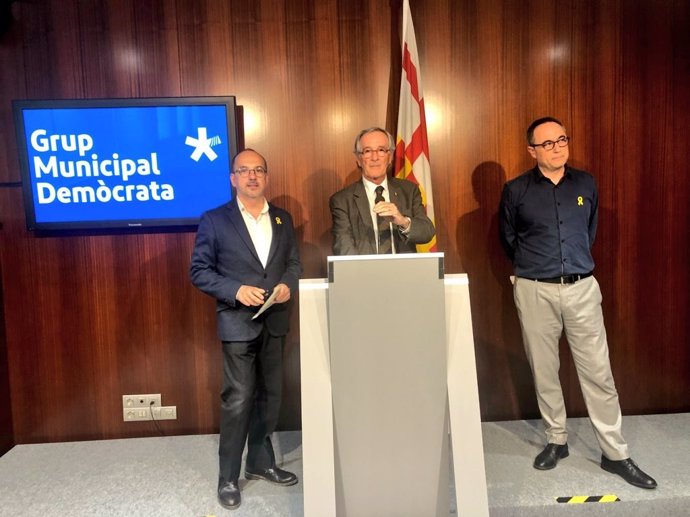Carles Campuzano, Xavier Trias y Jaume Ciurana