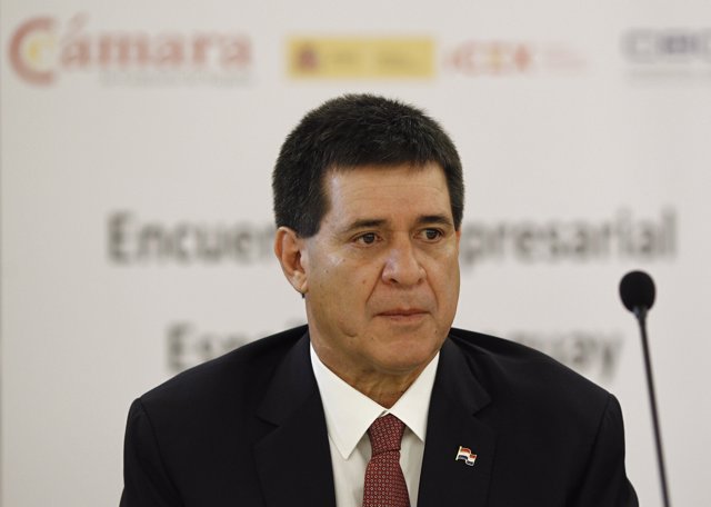 El presidente de Paraguay, Horacio Cartes