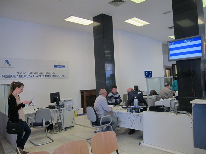 Oficina de l'Agència Tributària.