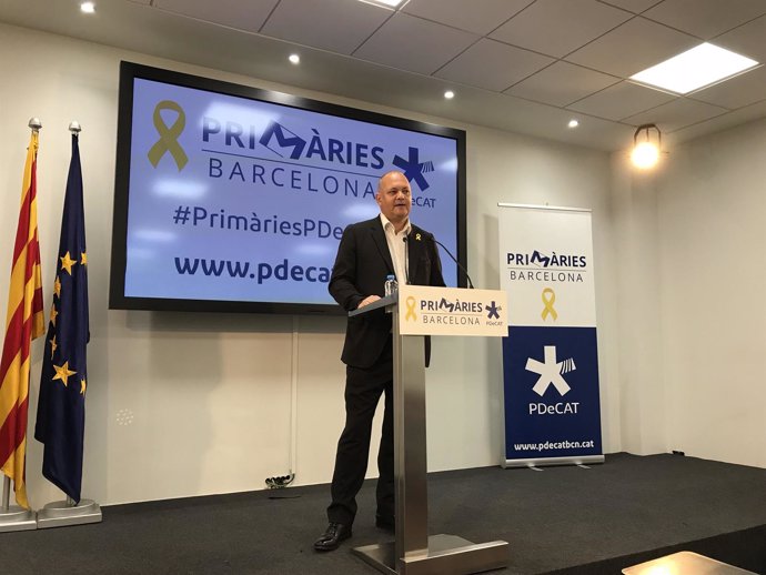 El candidato del PDeCAT a las primarias de Barcelona, Carles Agustí