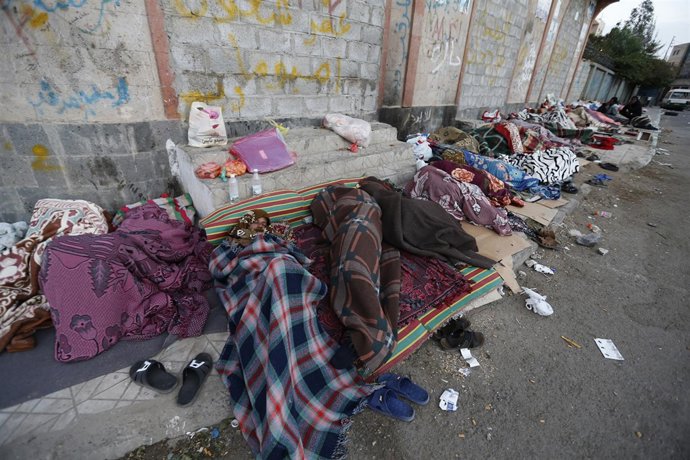 Foto de archivo de refugiados eritreos en Yemen. 