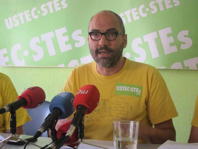 El portaveu d'Ustec·Stes Ramon Font