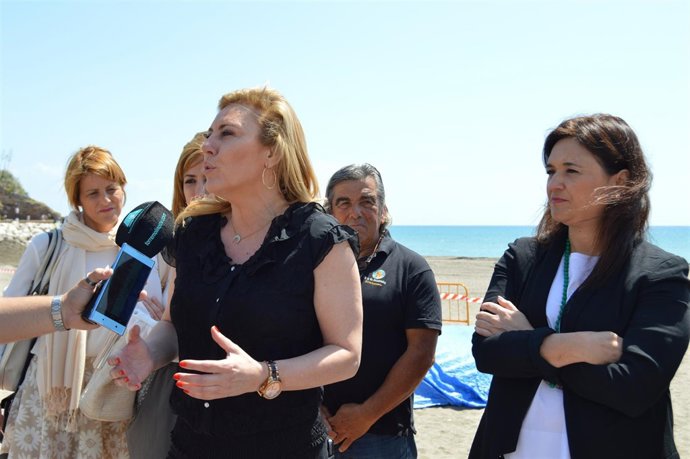 Carolina España y Patricia Navarro en rueda de prensa 