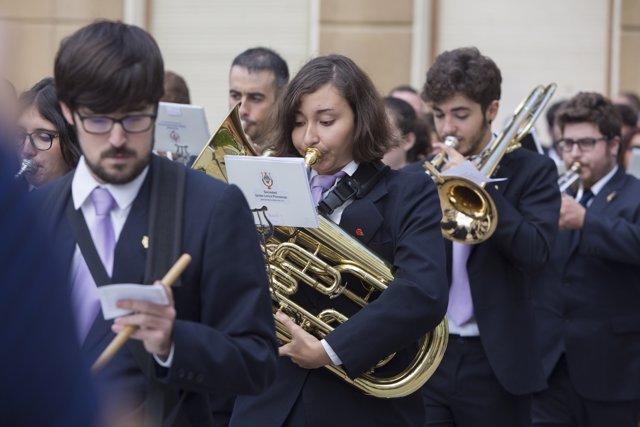 Músicos de una sociedad musical de la Comunitat Valenciana 