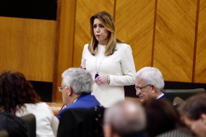 La presidenta de la Junta de Andalucía, Susana Díaz