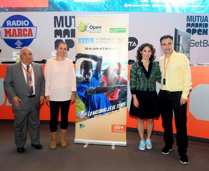 Pedro Muñoz, Anabel Medina, Virginia Ruano y Alberto Berasategui
