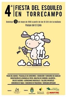 Cartel de la Fiesta del Esquileo de Torrecampo