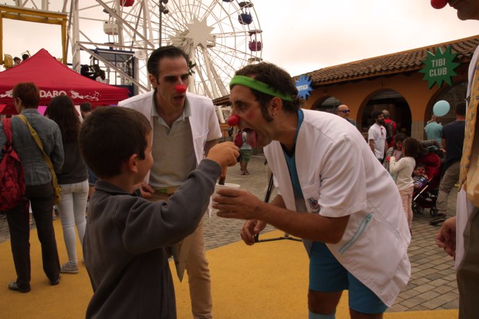 Un integrant de Pallapupas durant una celebració d''Un dia de nassos'
