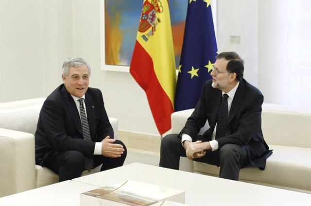 Rajoy recibe en La Moncloa al presidente del Parlamento Europeo