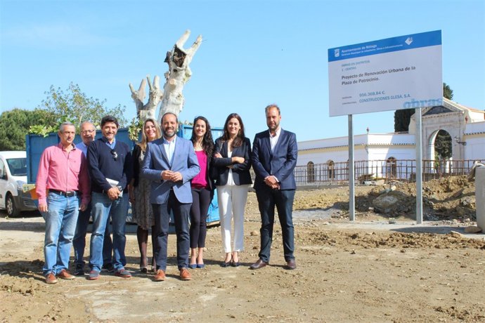 Juan Cassá en la plaza Patrocinio 