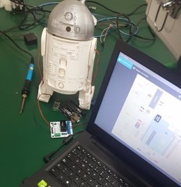 Robots creado por alumnos del colegio San José Málaga Padre Mondéjar concurso 