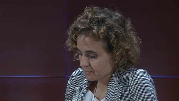 Dolors Montserra declarando sobre los Presupuestos Generales del Estado