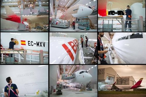 Segundo avión de Iberia bautizado con el nombre de Plácido Domingo