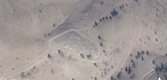 Imagen vía satélite del territorio en Oriente Próximo