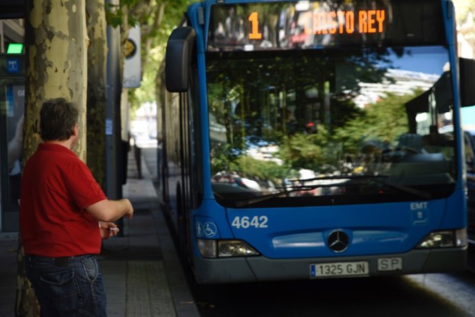 Autobús, autobusos, Madrid, EMT, transport públic