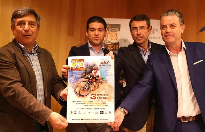 Presentación de las dos etapas que pasan por Málaga de la Vuelta Adnalucía MTB