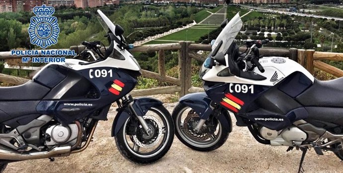 Motos de la Policía Nacional