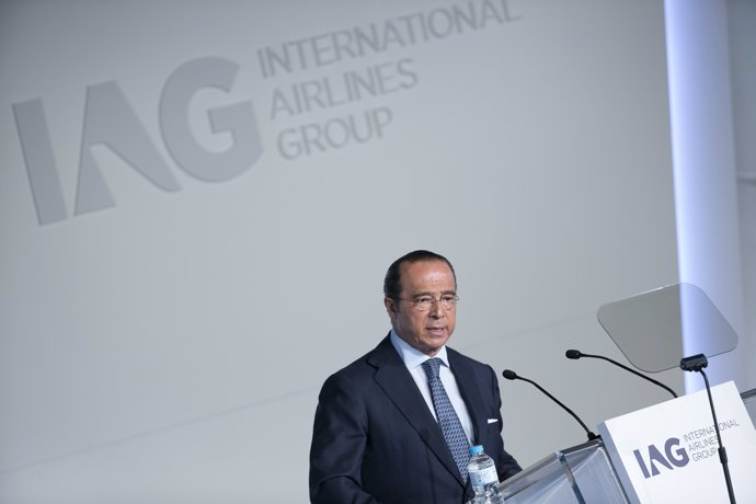 Antonio Vázquez, presidente de IAG, en ja junta de accionistas