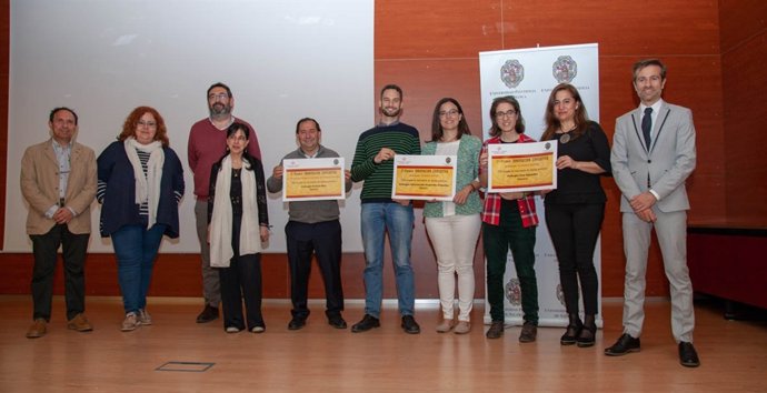 Acto de entrega a los premiados. 9-5-2018