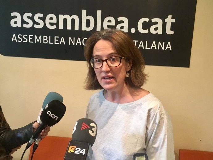 La presidenta de l'ANC, Elisenda Paluzie