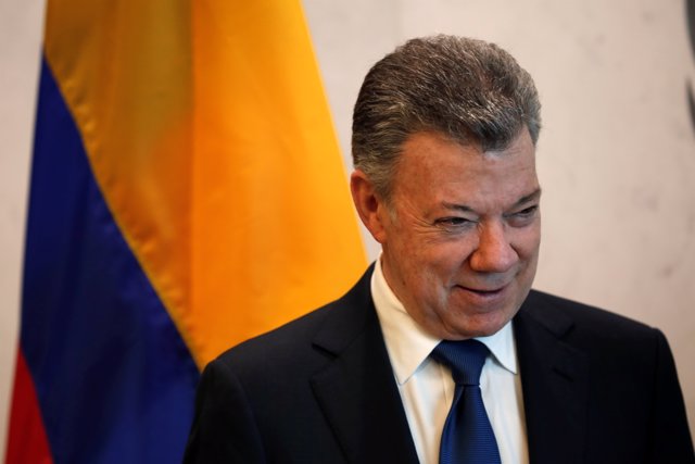 El presidente de Colombia, Juan Manuel Santos