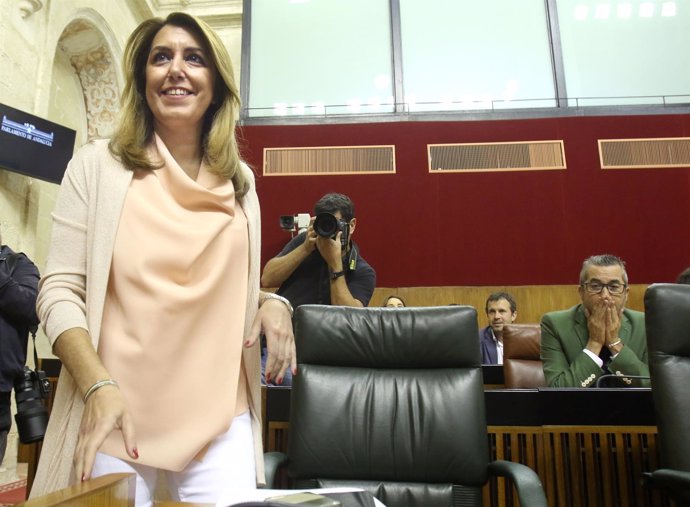 Presidenta de la Junta, Susana Díaz, en el debate sobre situación de Andalucía