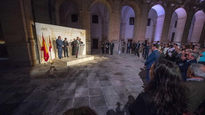 Inauguración de la nueva iluminación del Monasterio de Uclés