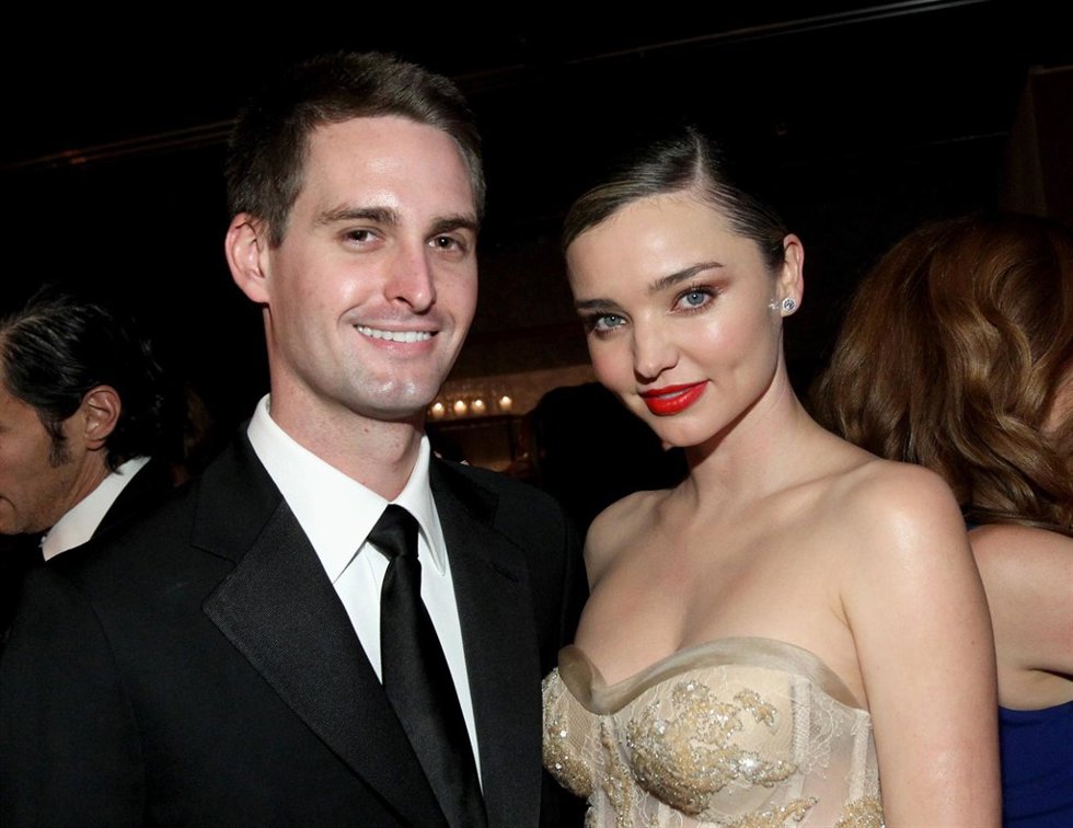 MIRANDA KERR Y EVAN SPIEGEL