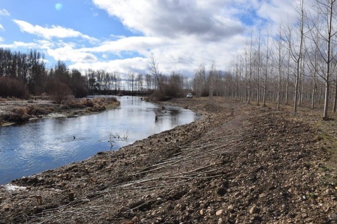 Actuaciones de la CHD en los cauces de ríos en León. 