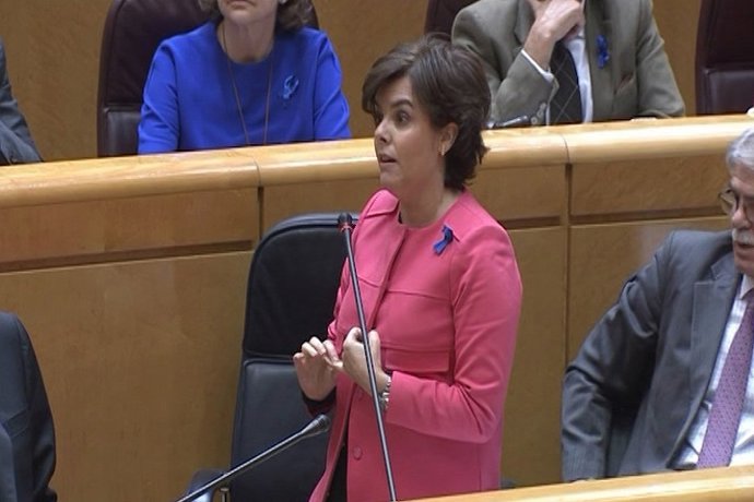 Sáenz de Santamaría en el Senat