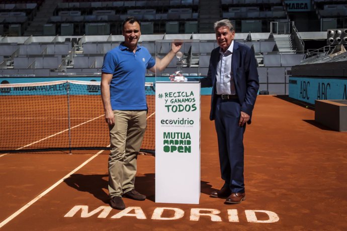 Trofeo reciclado en Mutua Madrid Open