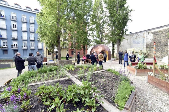 En la visita de este jueves.