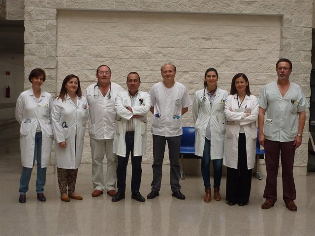 Investigadores del Juan Ramón Jiménez. 