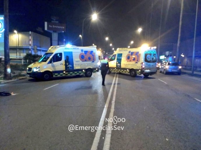 Atropello mortal a un ciclista en la carretera Su Eminencia de Sevilla
