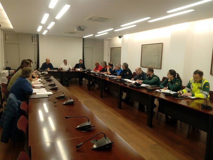 Reunión de coordinación de seguridad para el concierto de 'Fito & Fitipaldis'