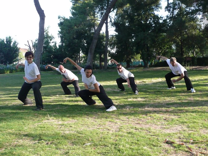 Practicando Tai-Chi