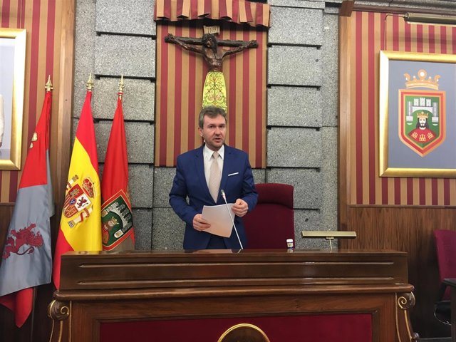 Javier Lacalle, alcalde de Burgos. 