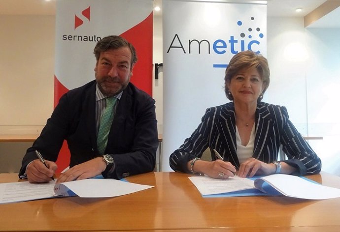 Sernauto y Ametic firman un acuerdo de colaboración