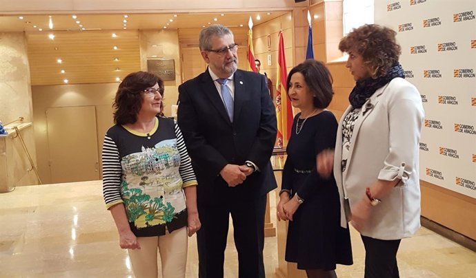 Broto y Mayoral han suscrito este viernes el convenio en el Pignatelli