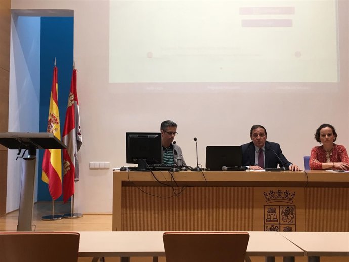 Valladolid.- Sáez Aguado, en un momento de su intervención