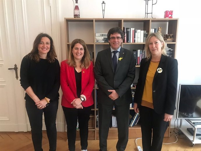 M.Conesa, M.Pascal, C.Puigdemont i N.Munté, PDeCAT