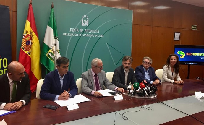 El consejero de Medio Ambiente, José Fiscal, en una presentación en Cádiz